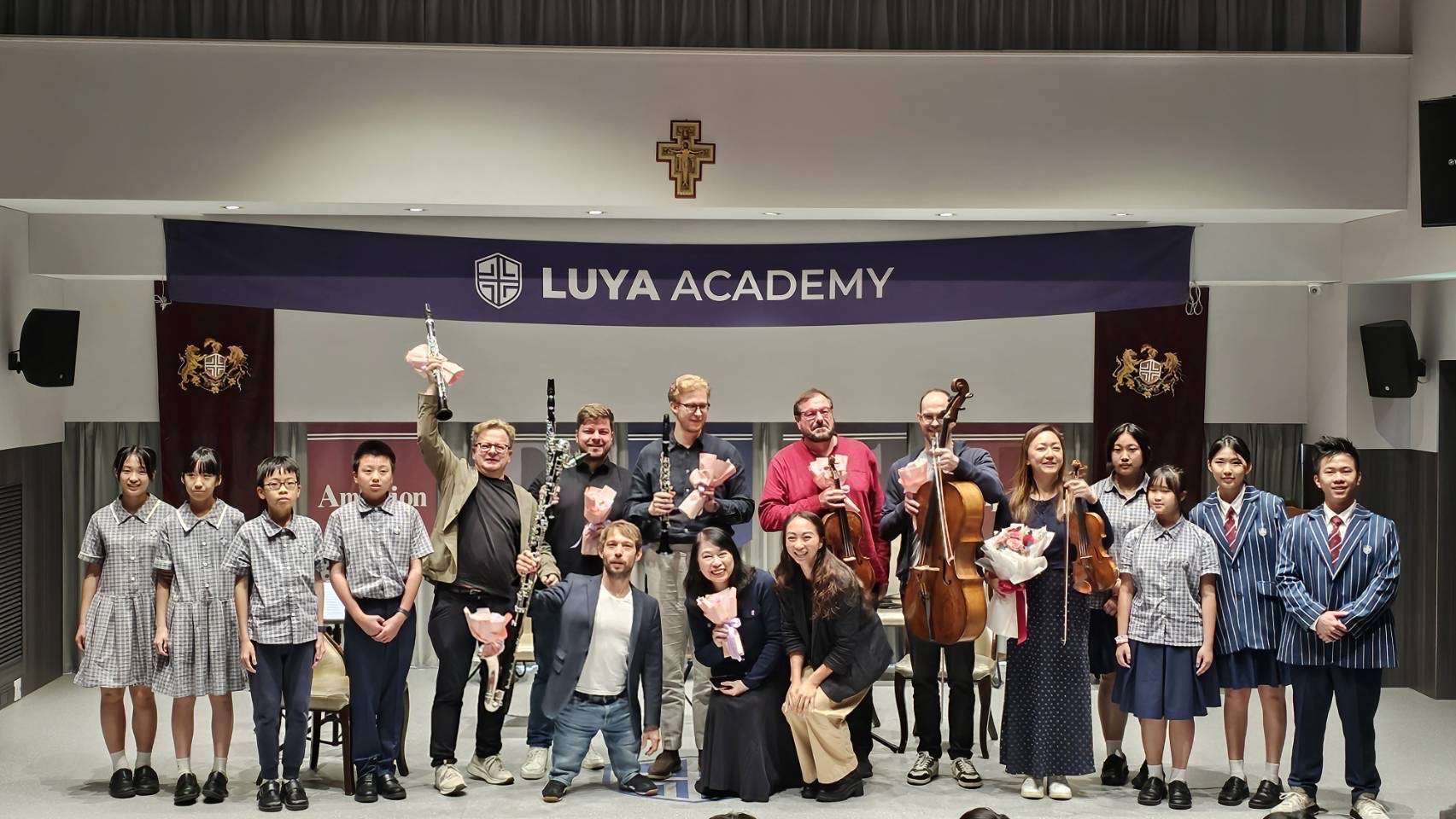 「柏林愛樂」管弦樂團現身路亞國際中學 師生近距離體會音樂魅力 677387