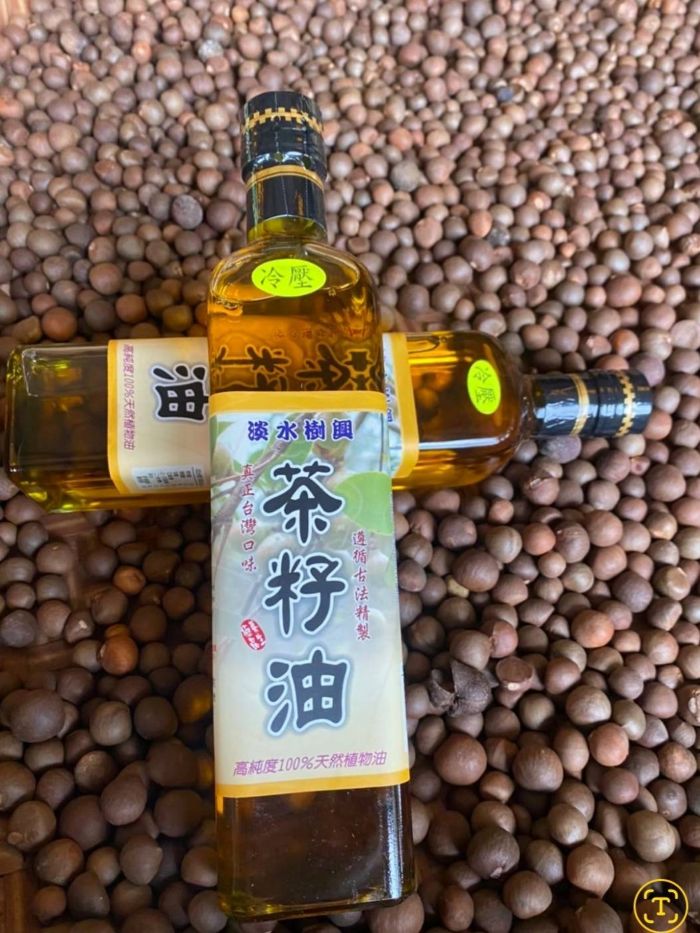 《圖說》淡水樹興社區茶籽油。〈農業局提供〉