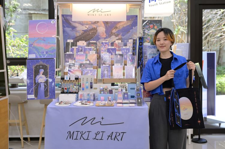 《圖說》新北市青年局將率領「MIKI LI ART」前往馬來西亞吉隆坡插畫展，圖為品牌負責人MIKI。〈青年局提供〉