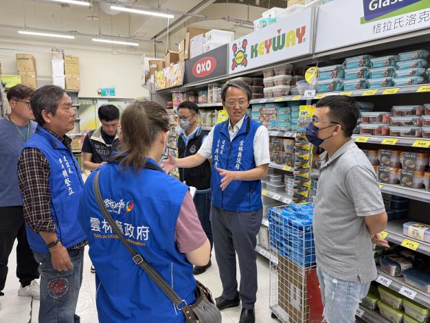 縣府建設處今與檢警調單位針對民生塑膠產品聯合訪視，提升市場透明度與供應穩定性。