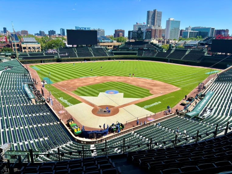 《圖說》Wrigley Field球場全景。〈新聞局提供〉