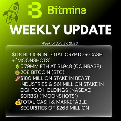 Bitmine 每週更新